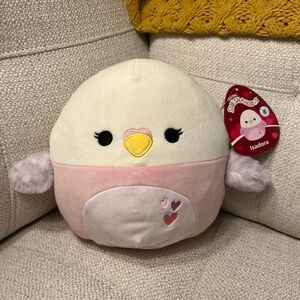8” Isadora Parakeet Valentine’s Day Squishmallow